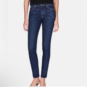 Khaite Kassandra mid-rise skinny Jean dark blue SZ26